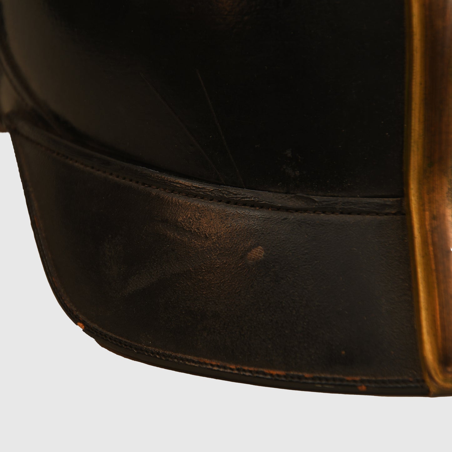 German WWI Prussian Foot Artillery Reserve Officers Helmet with Cover