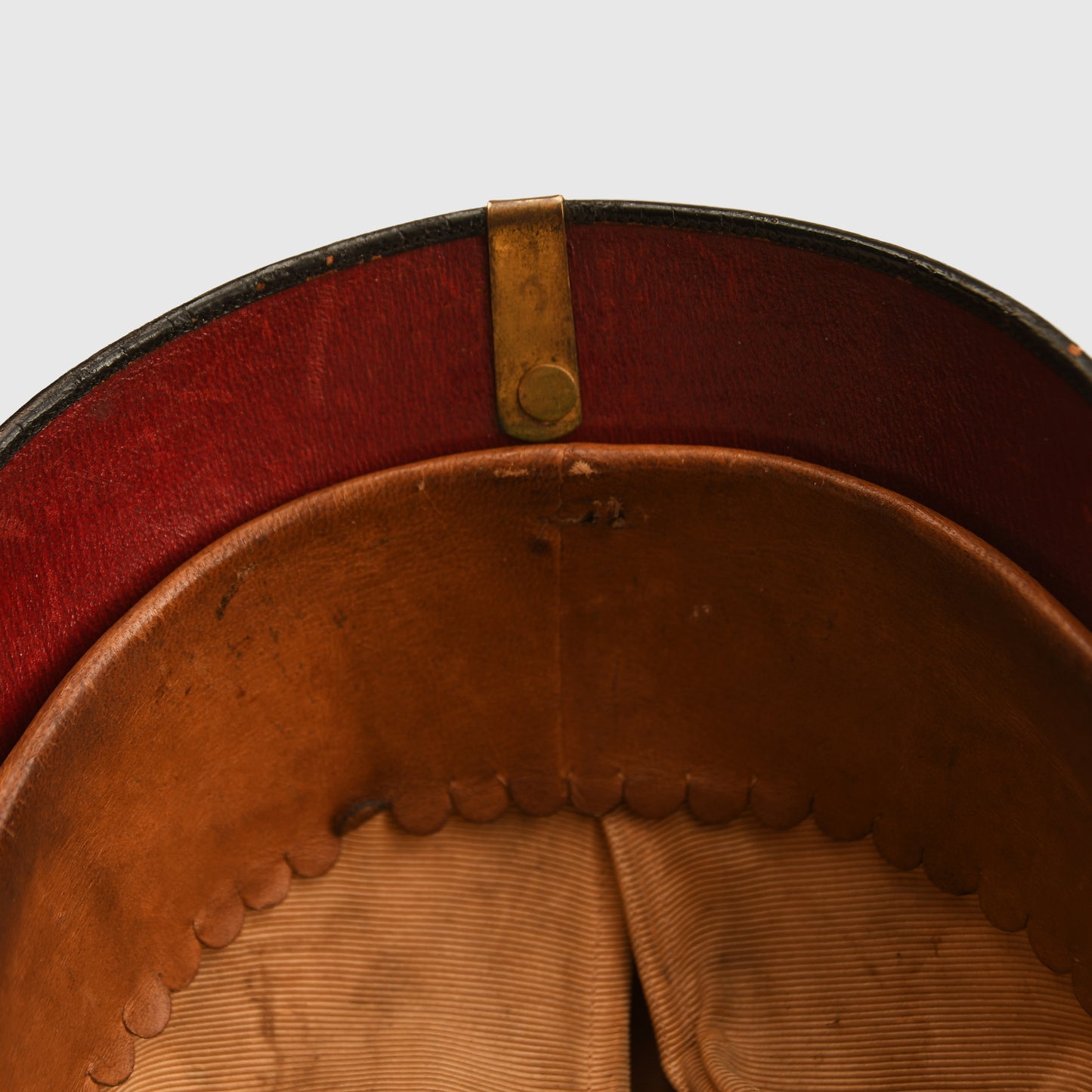 German WWI Prussian Foot Artillery Reserve Officers Helmet with Cover