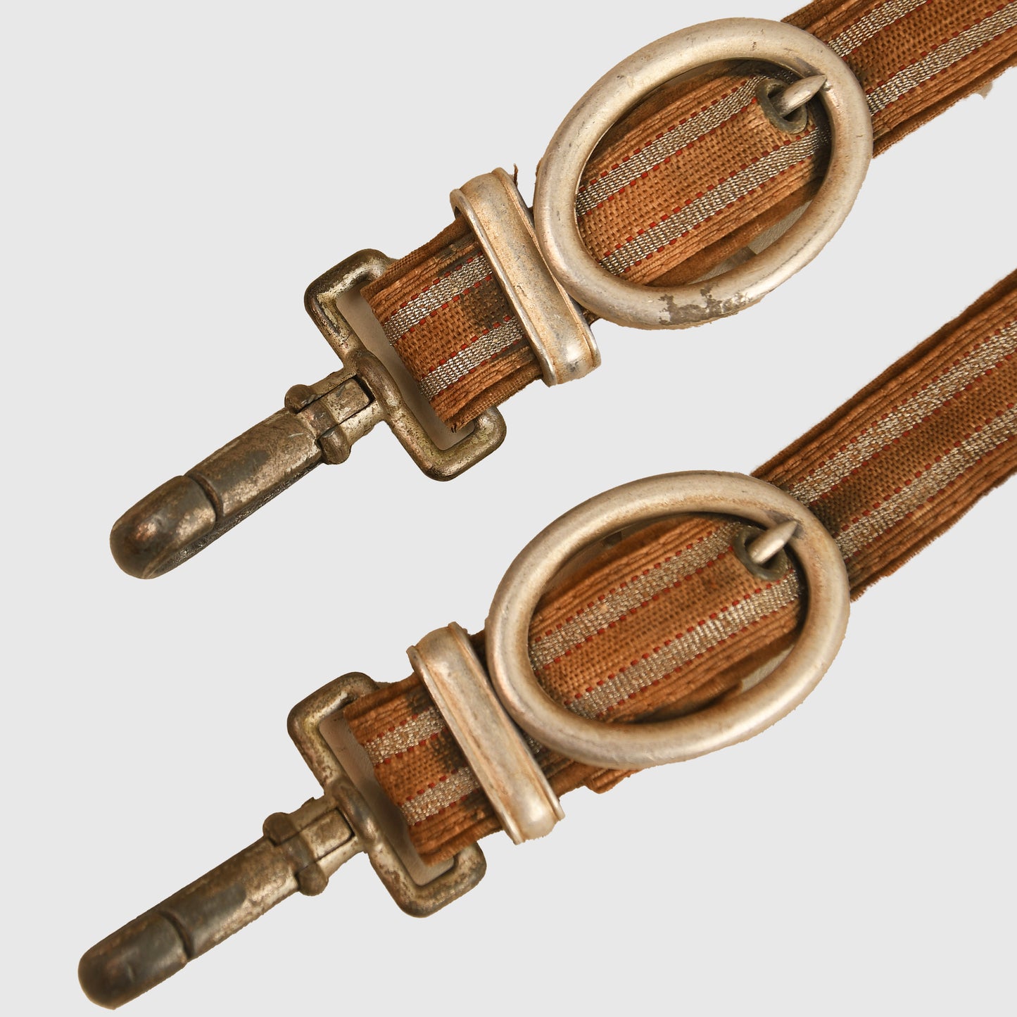 German WWII Red Cross Officials Display Piece with Straps and Knot