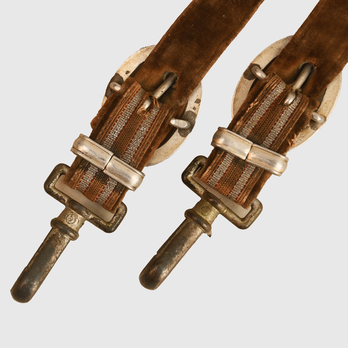 German WWII Red Cross Officials Display Piece with Straps and Knot