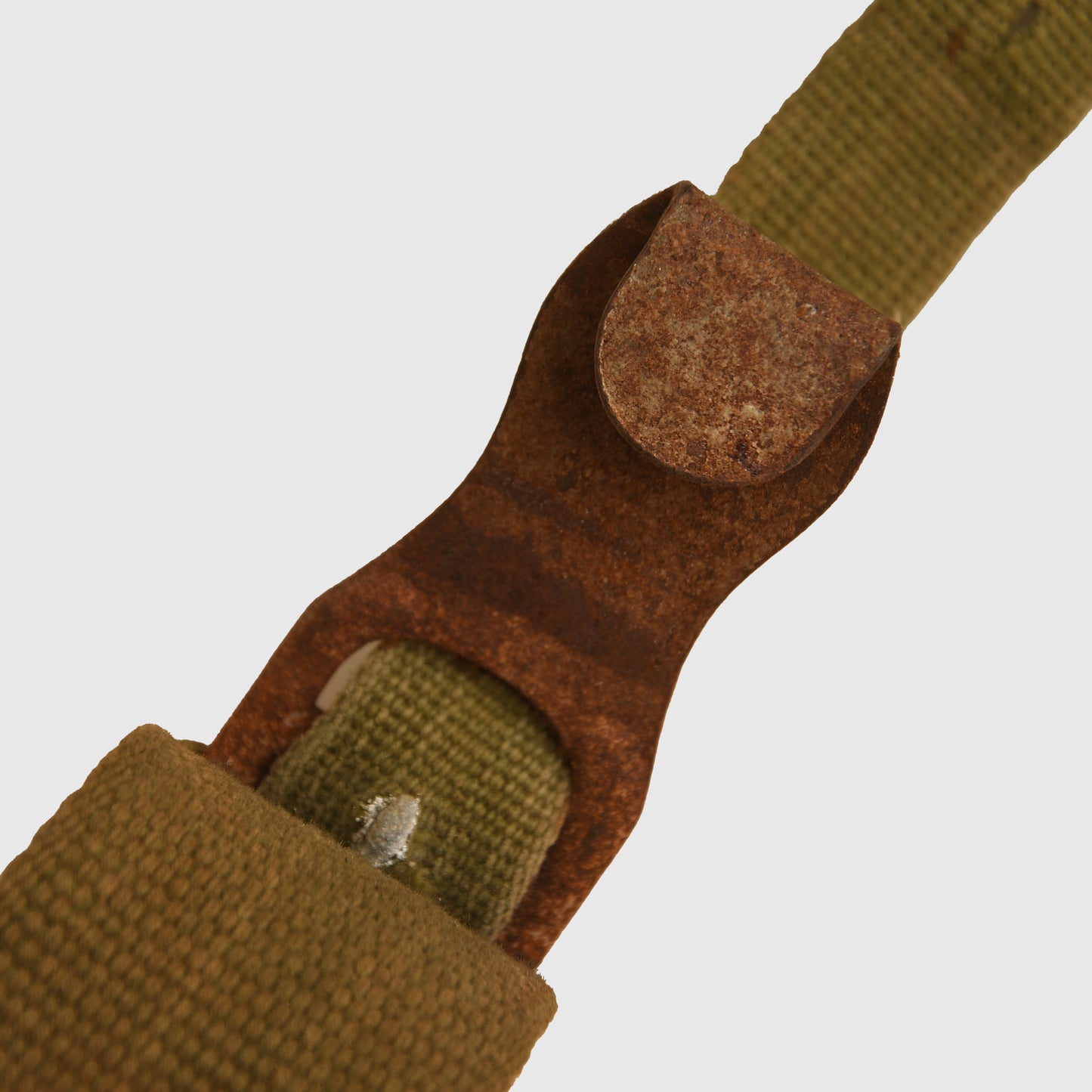 German WWII Tropical Rare Early Green Y-Straps