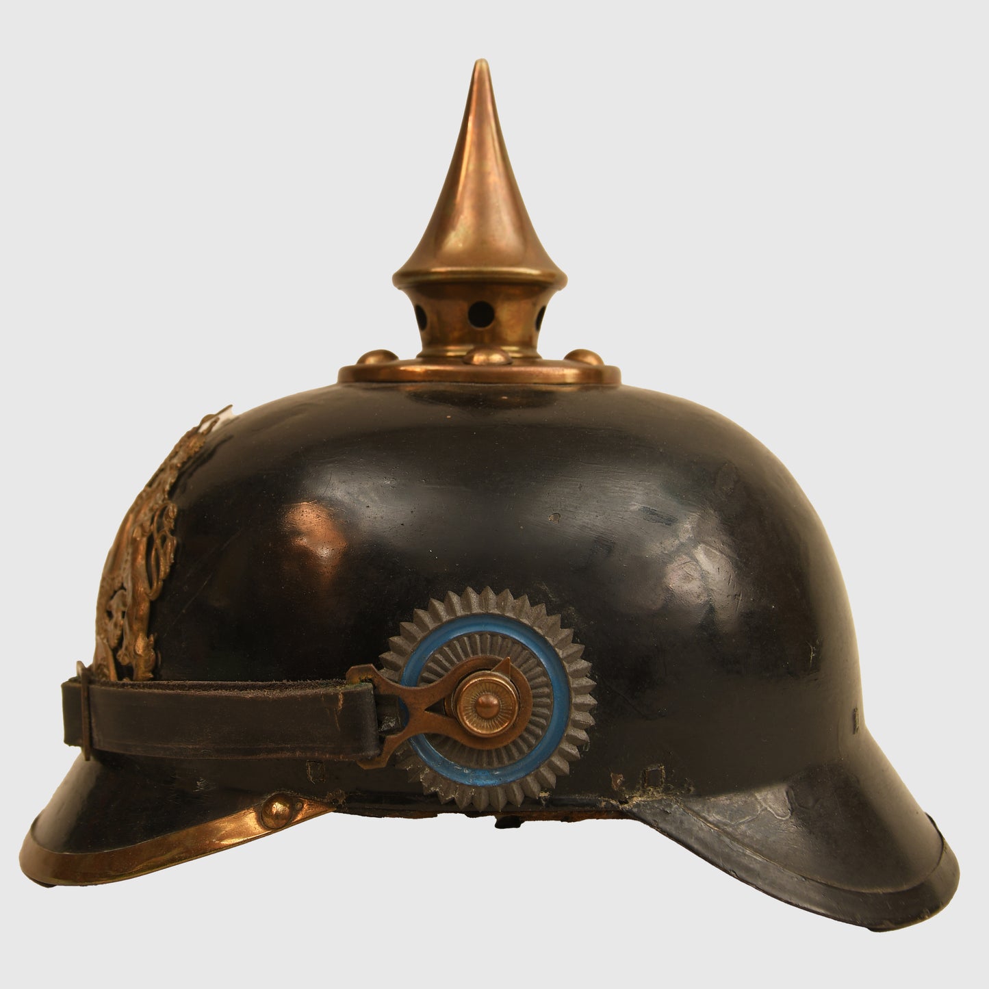 German WWI Fibre-Bodied Bavarian Enlisted Man’s Helmet