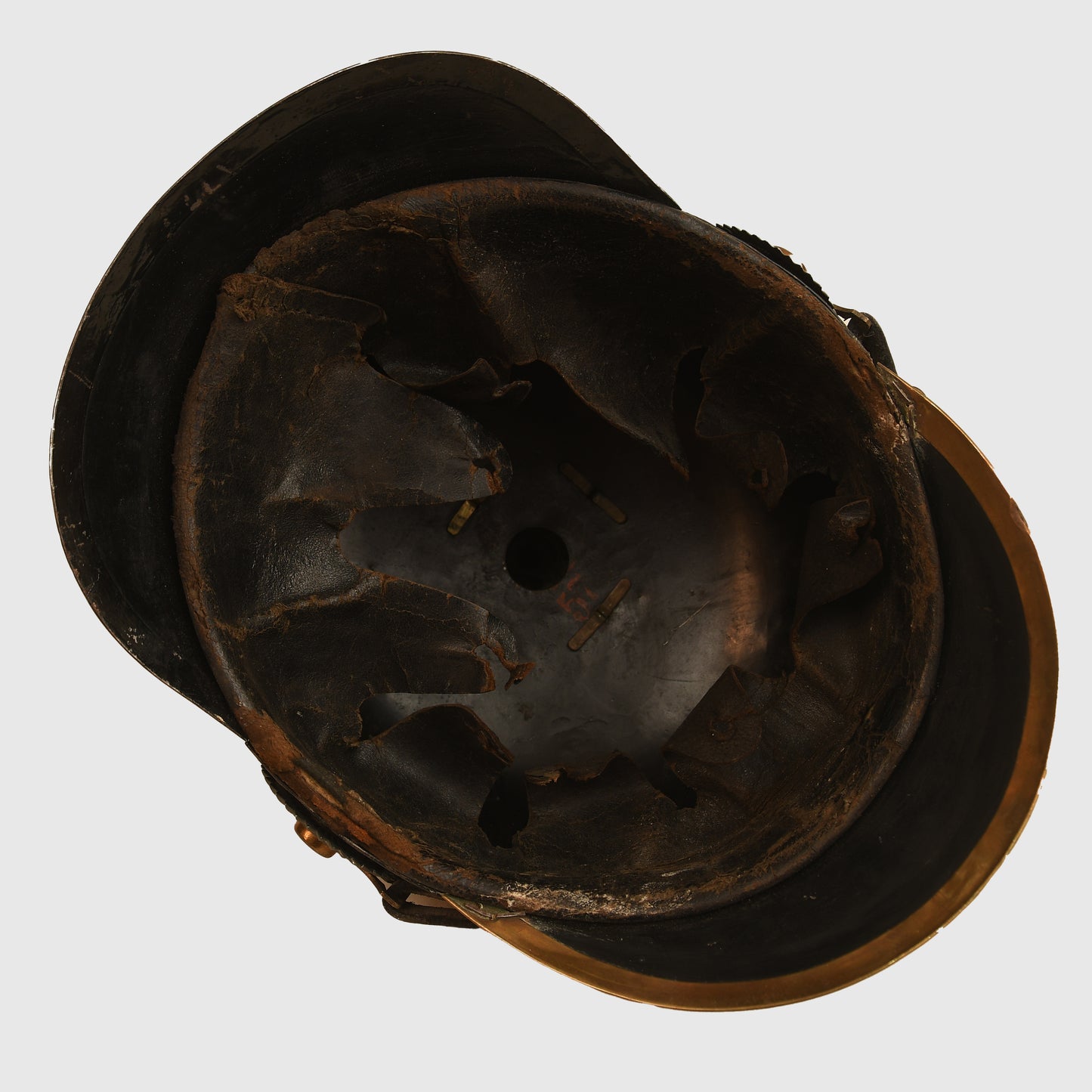 German WWI Fibre-Bodied Bavarian Enlisted Man’s Helmet