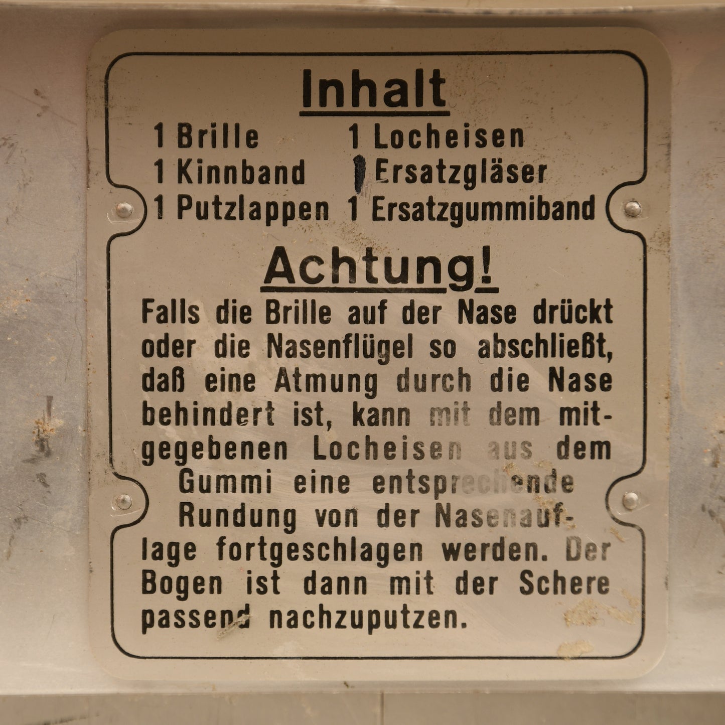 GERMAN WWII LUFTWAFFE AUER FLYING GOGGLES CASED