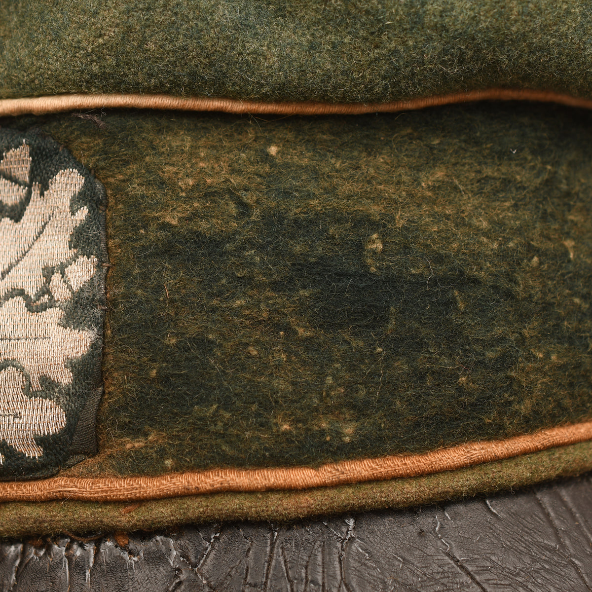 GERMAN WWII INFANTRY OFFICERS CRUSHER CAP