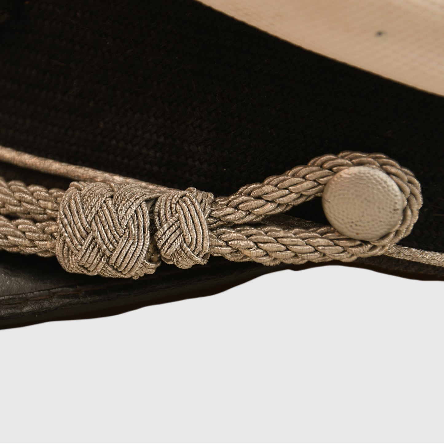 German WWII Luftwaffe Officer’s White Top Visor Cap
