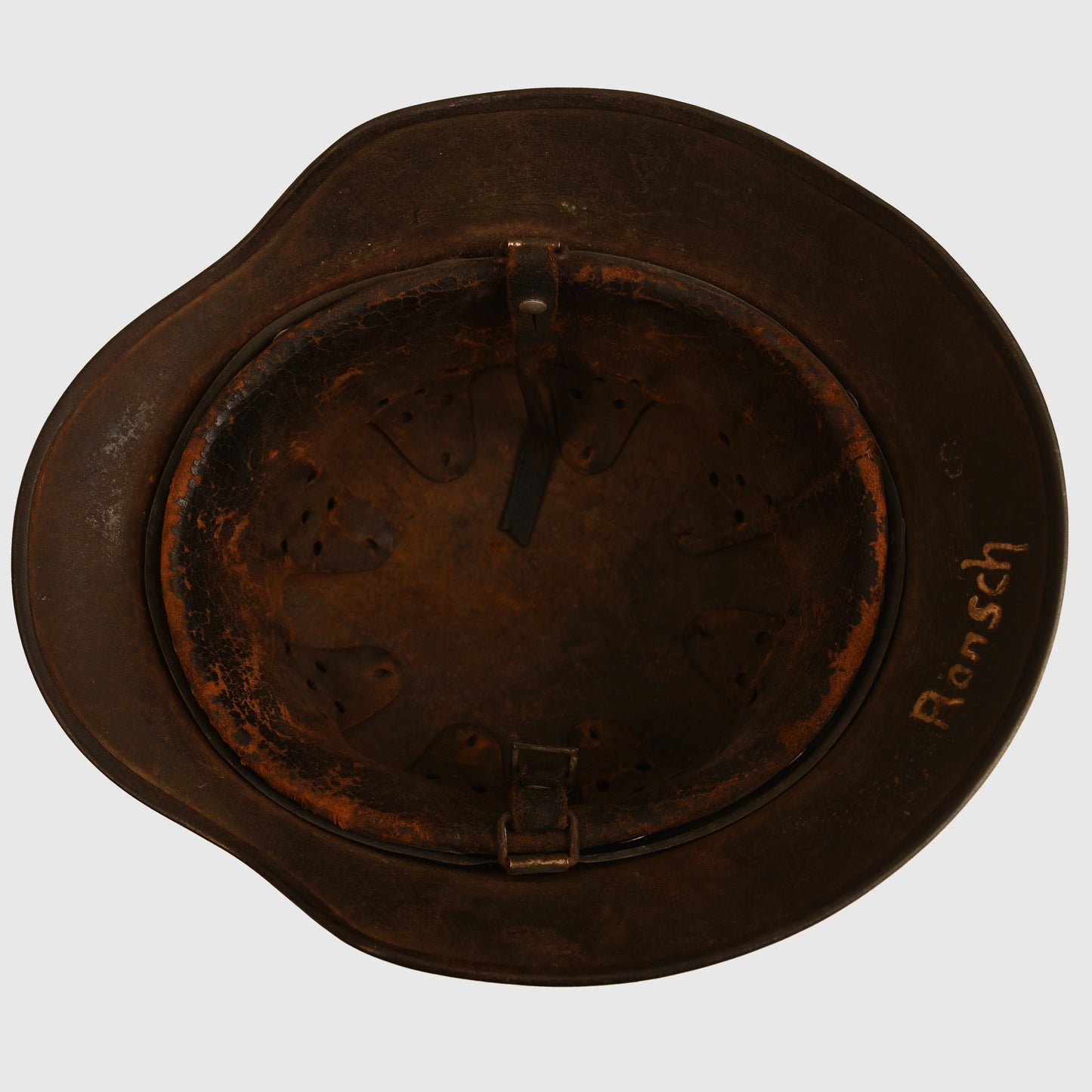 German WWII Subdued Camouflage Single Decal M40 Combat Helmet