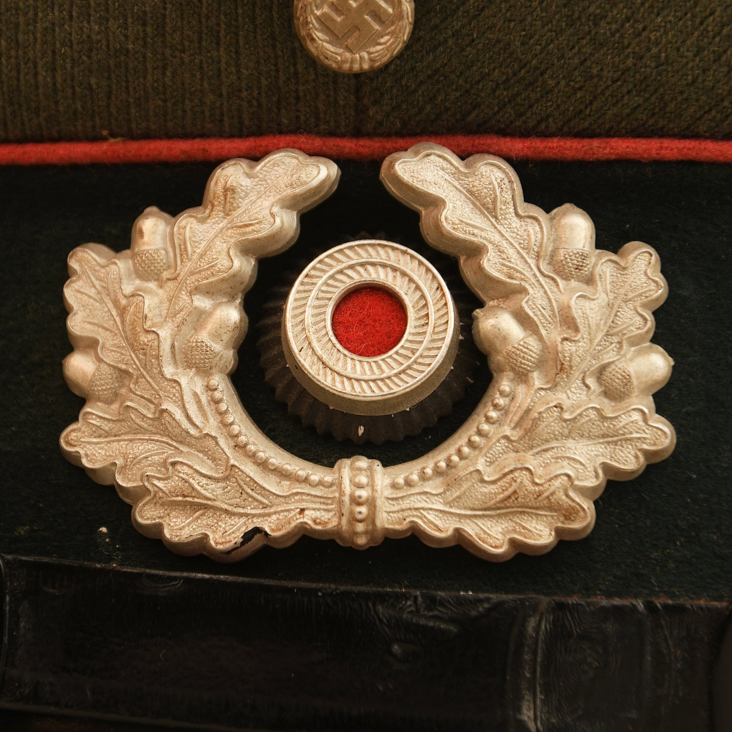 German WWII Army Panzer Man’s or NCO Visor Cap