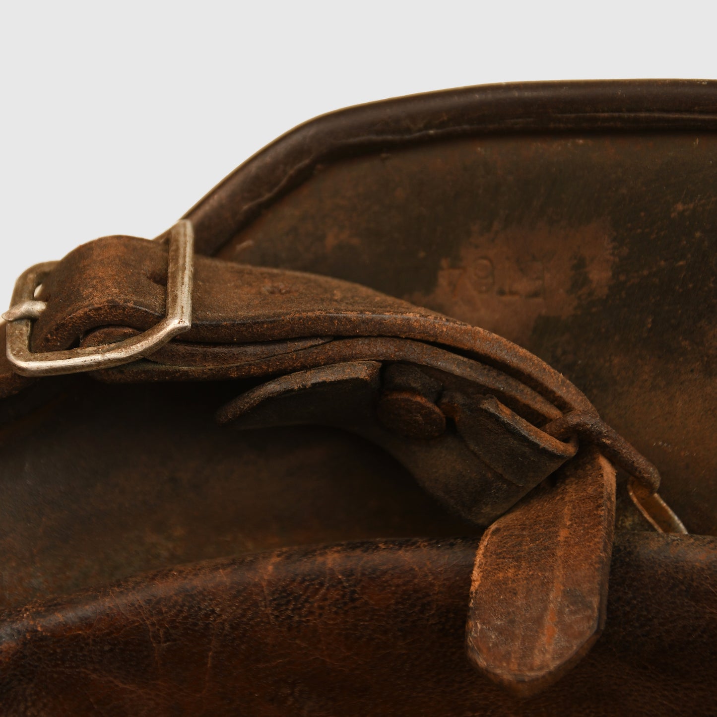 German WWII M40 Single Decal Combat Helmet