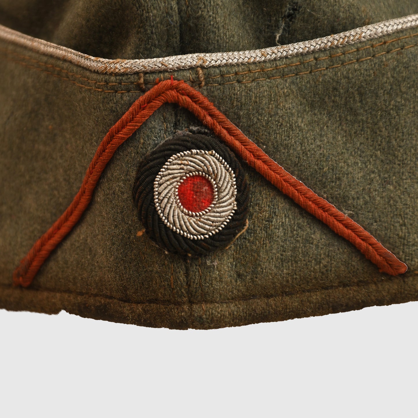 German WWII Panzer Officer’s Overseas Cap