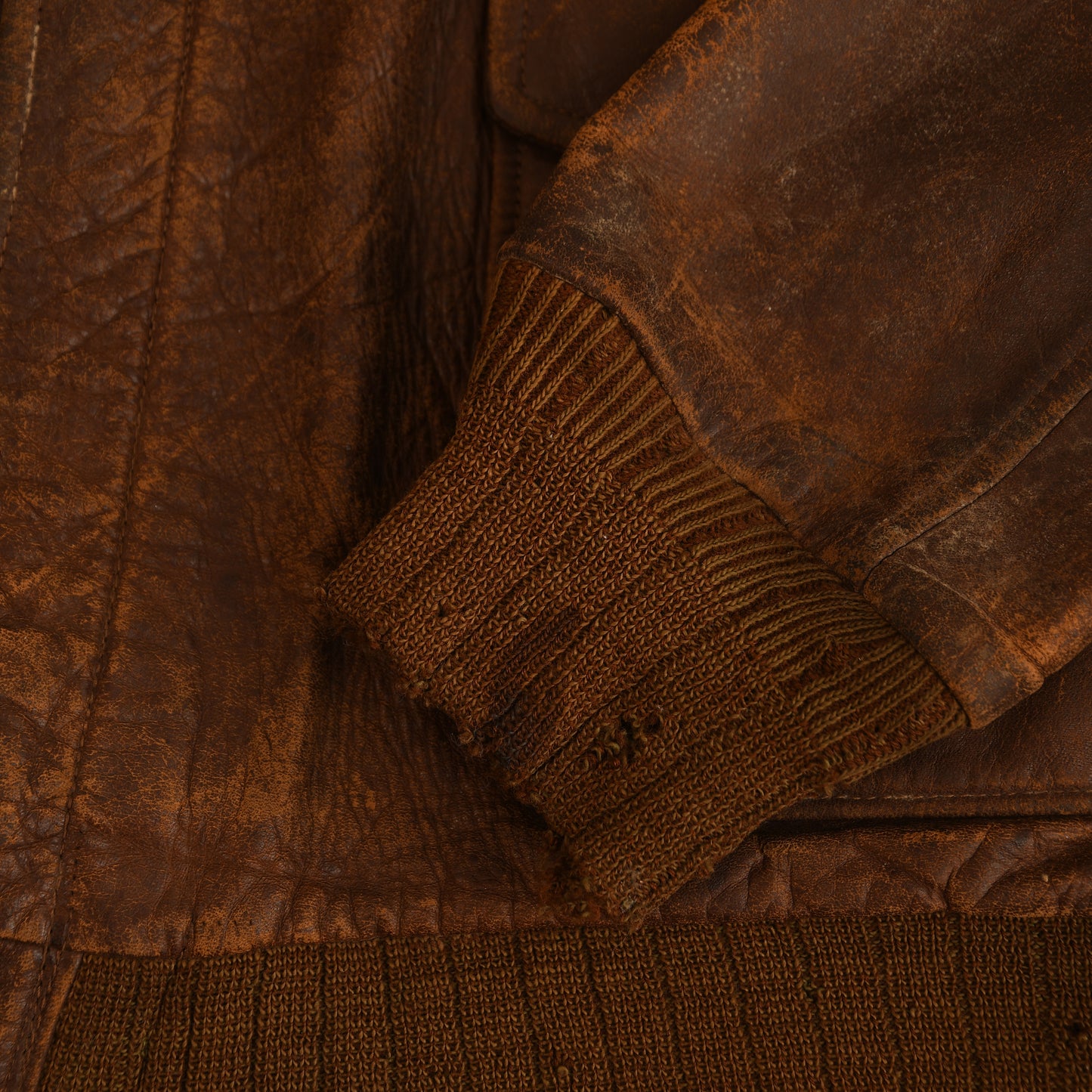 US WWII A2 Leather Flight Jacket