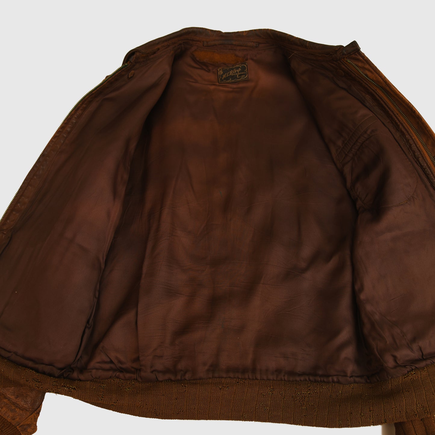 US WWII A2 Leather Flight Jacket