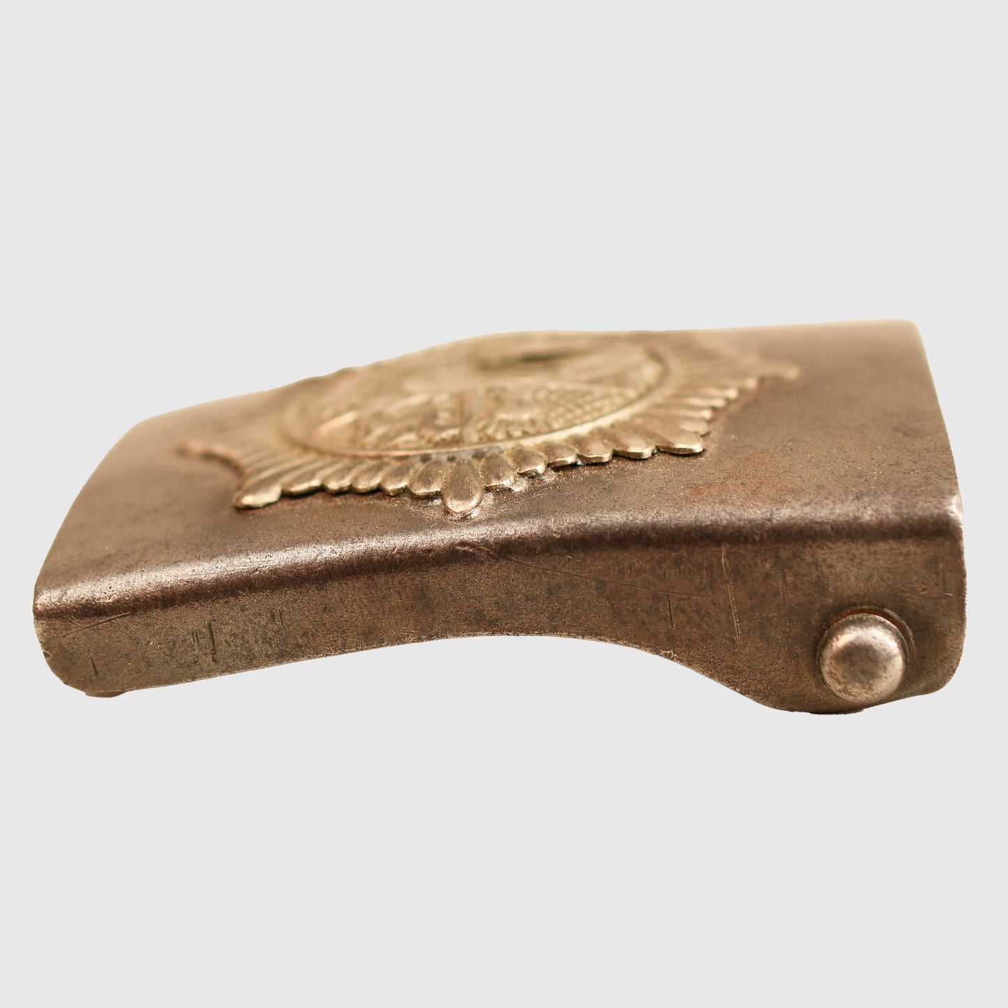 German WWI Mecklenburg Schwerin Enlisted Ranks Steel Belt Buckle
