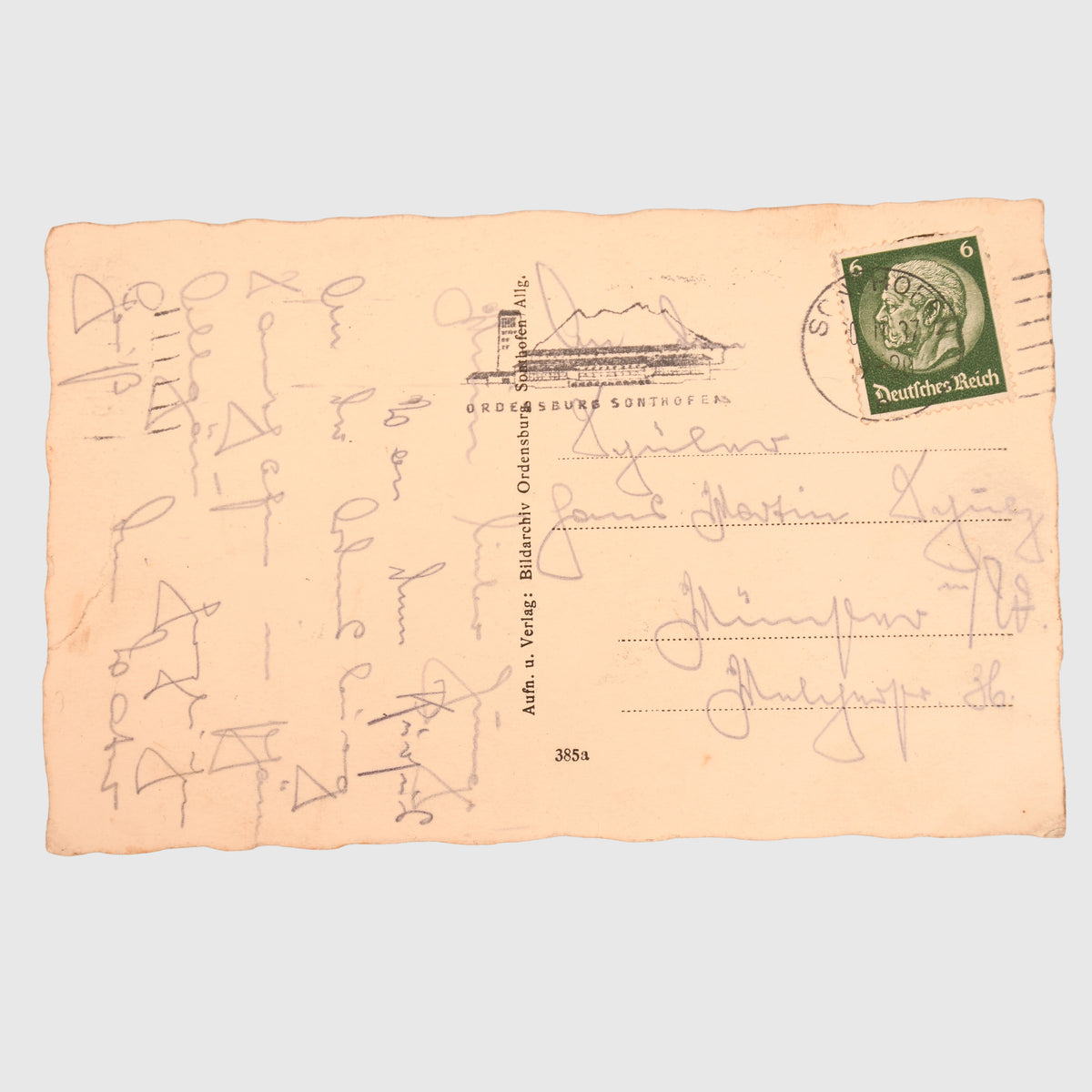 GERMAN WWII ROBERT LEY SIGNATURE