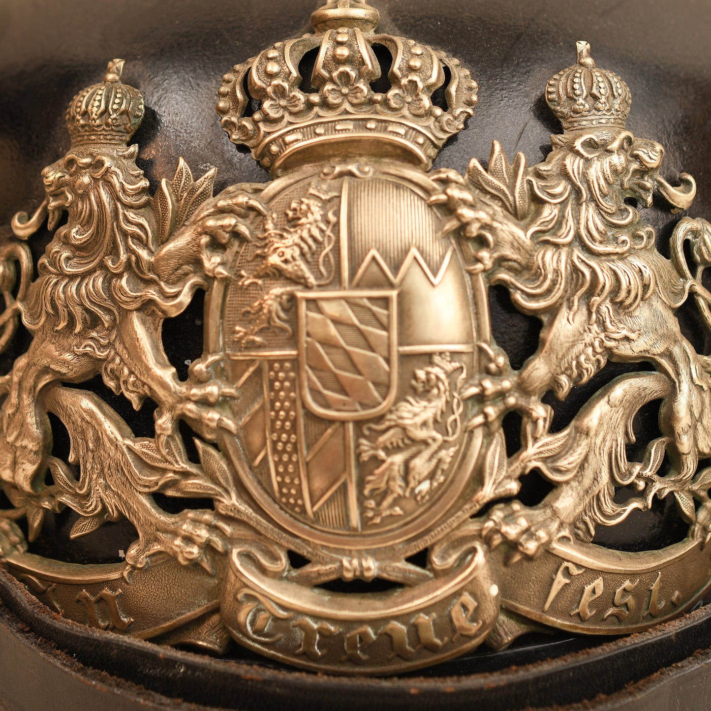 German WWI Bavarian Military Police Helmet