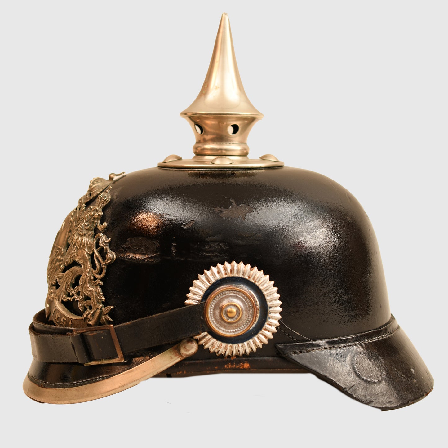 German WWI Bavarian Military Police Helmet