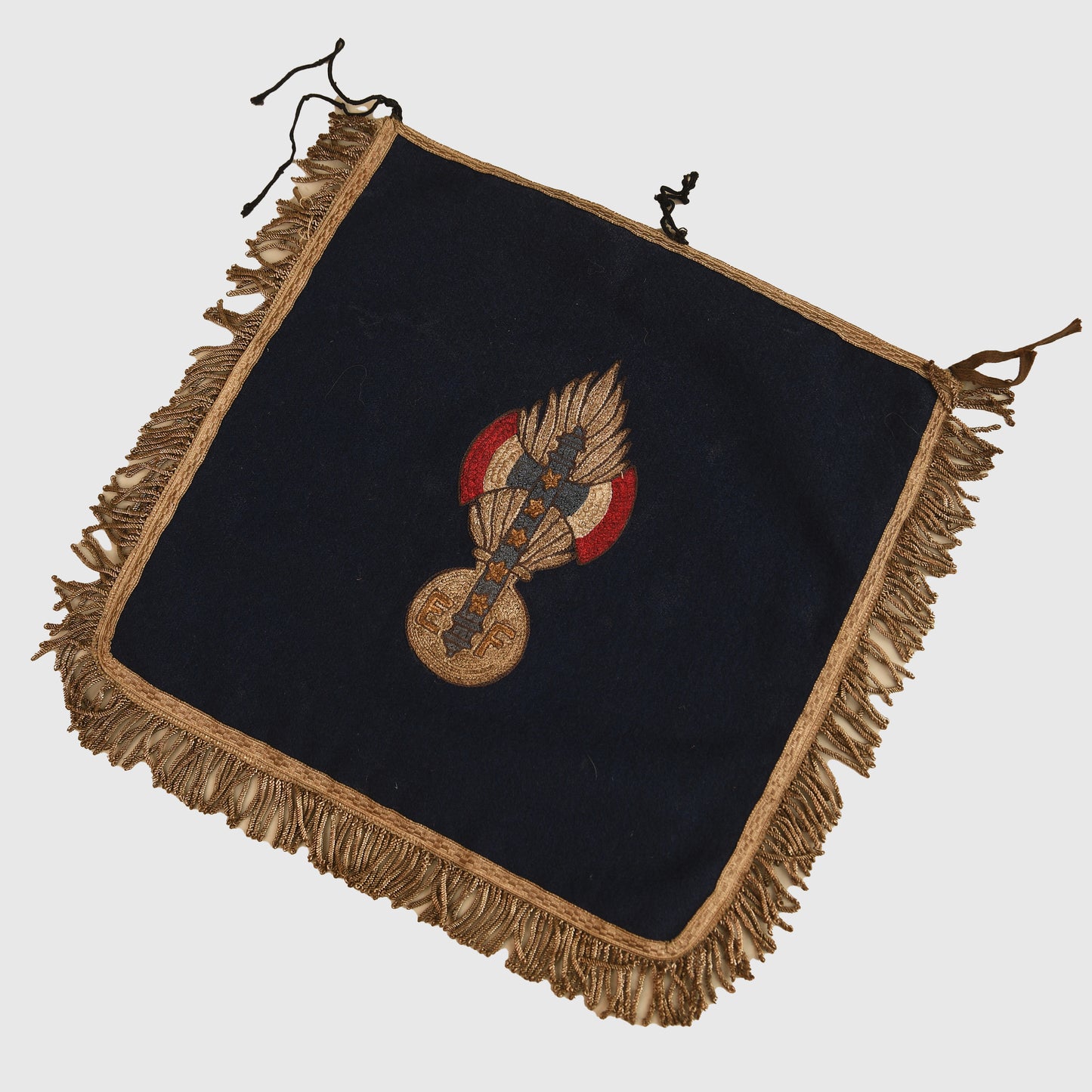 French WWII Marshal Pétain Vichy French Trumpet Banner