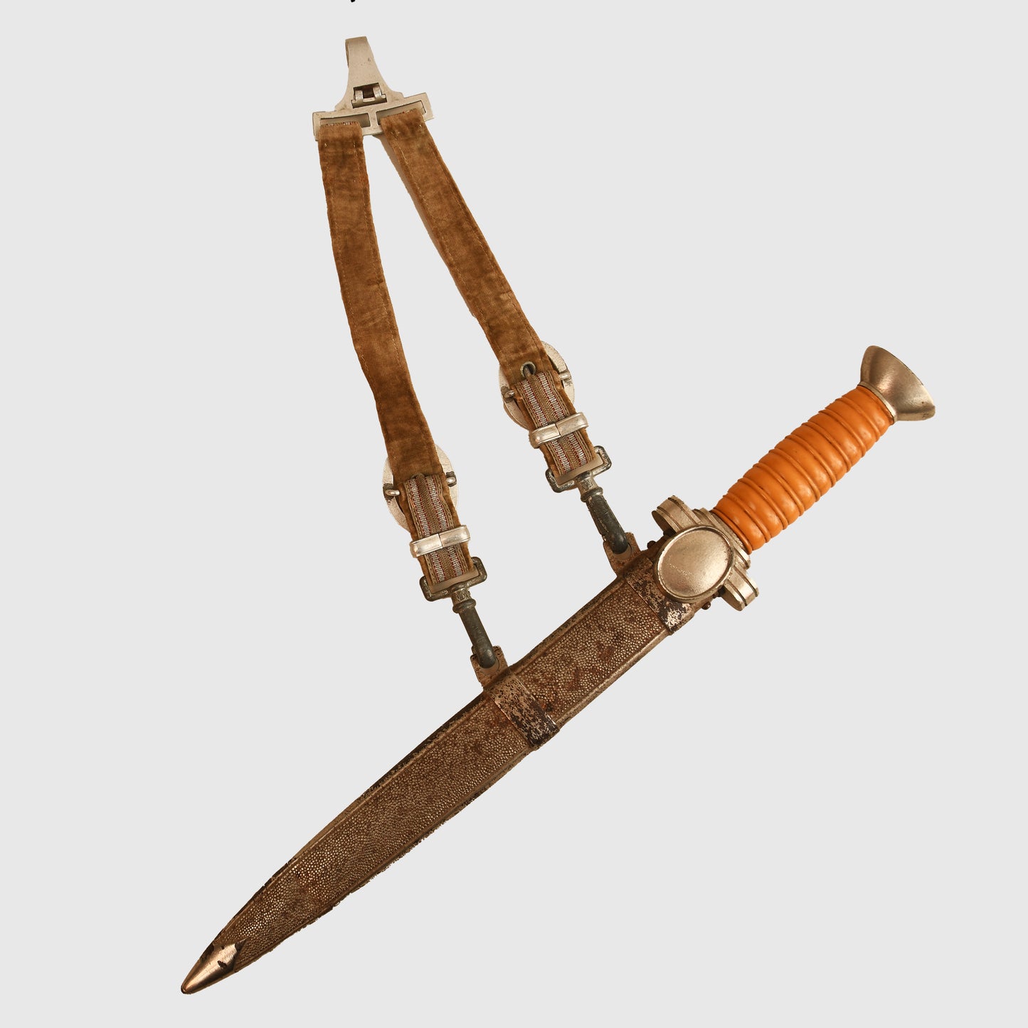 German WWII Red Cross Officers Display Piece with Straps