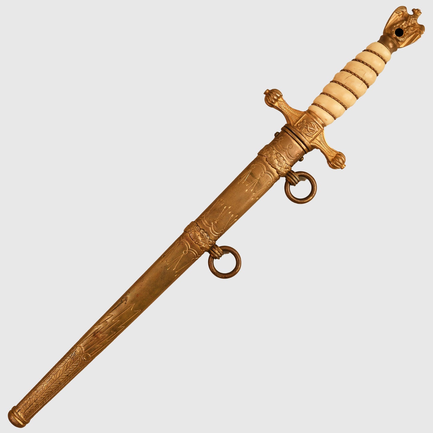 German WWII Kriegsmarine Officers Display Piece