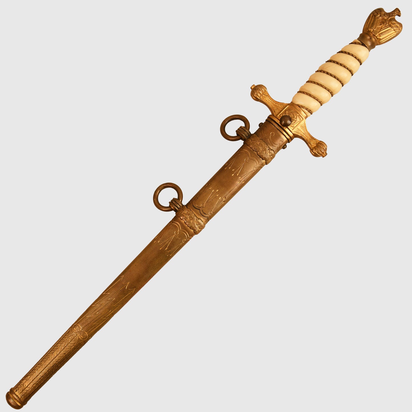 German WWII Kriegsmarine Officers Display Piece