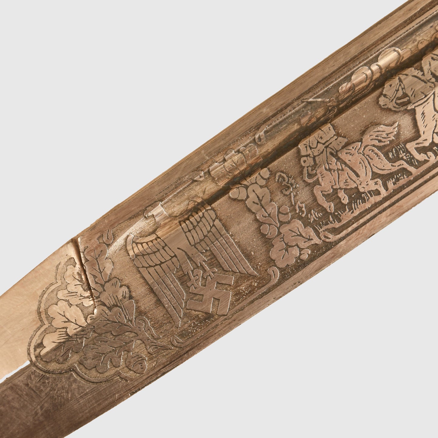 German WWII Etched Parade Display Piece