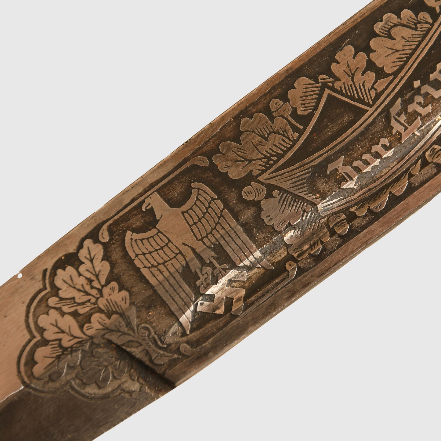 German WWII Etched Parade Display Piece