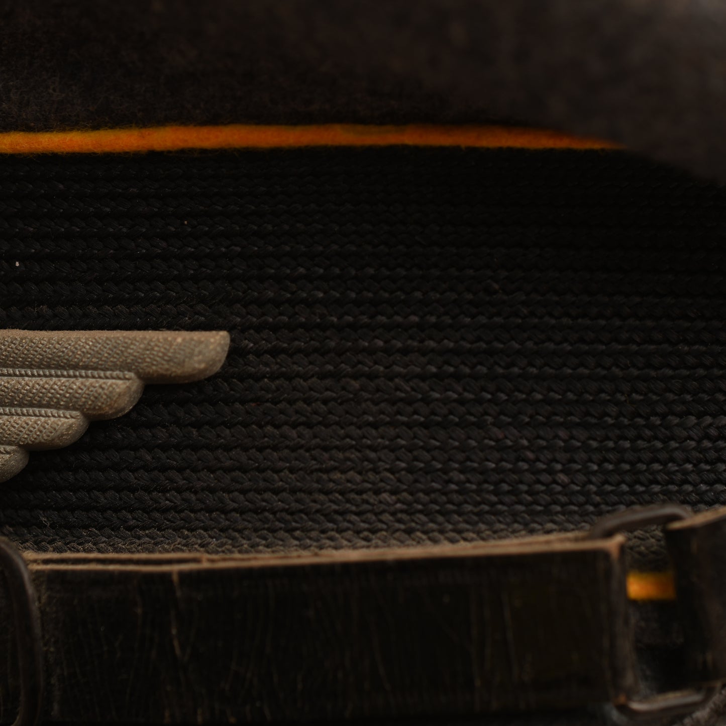 GERMAN WWII LUFTWAFFE FLIGHT SECTION VISOR CAP