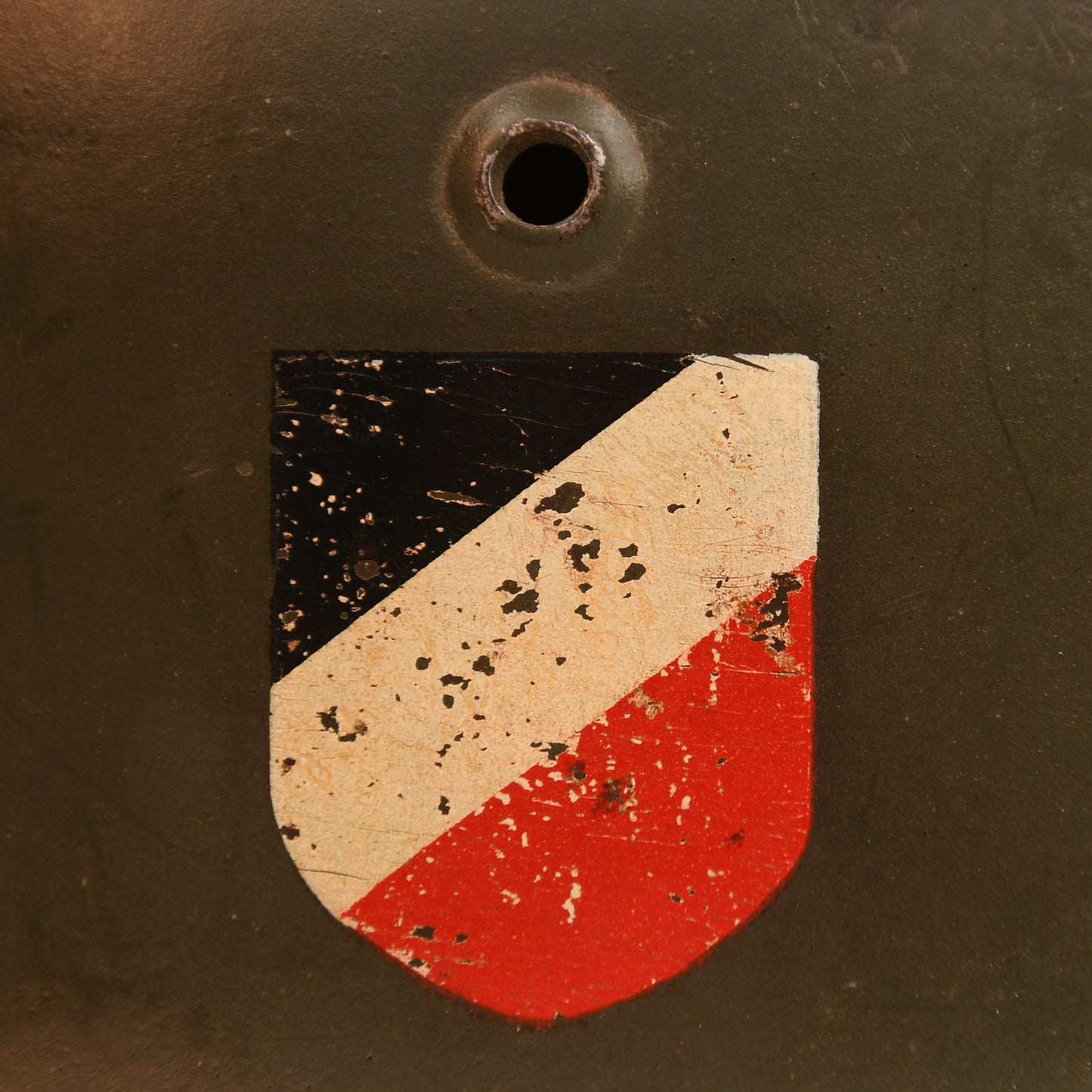 German WWII Army Double Decal M35 Combat Helmet
