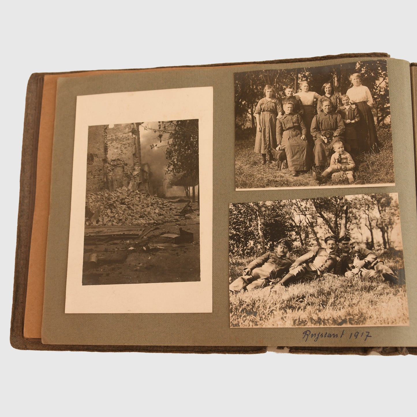 German WWI Photograph Album and Paperwork