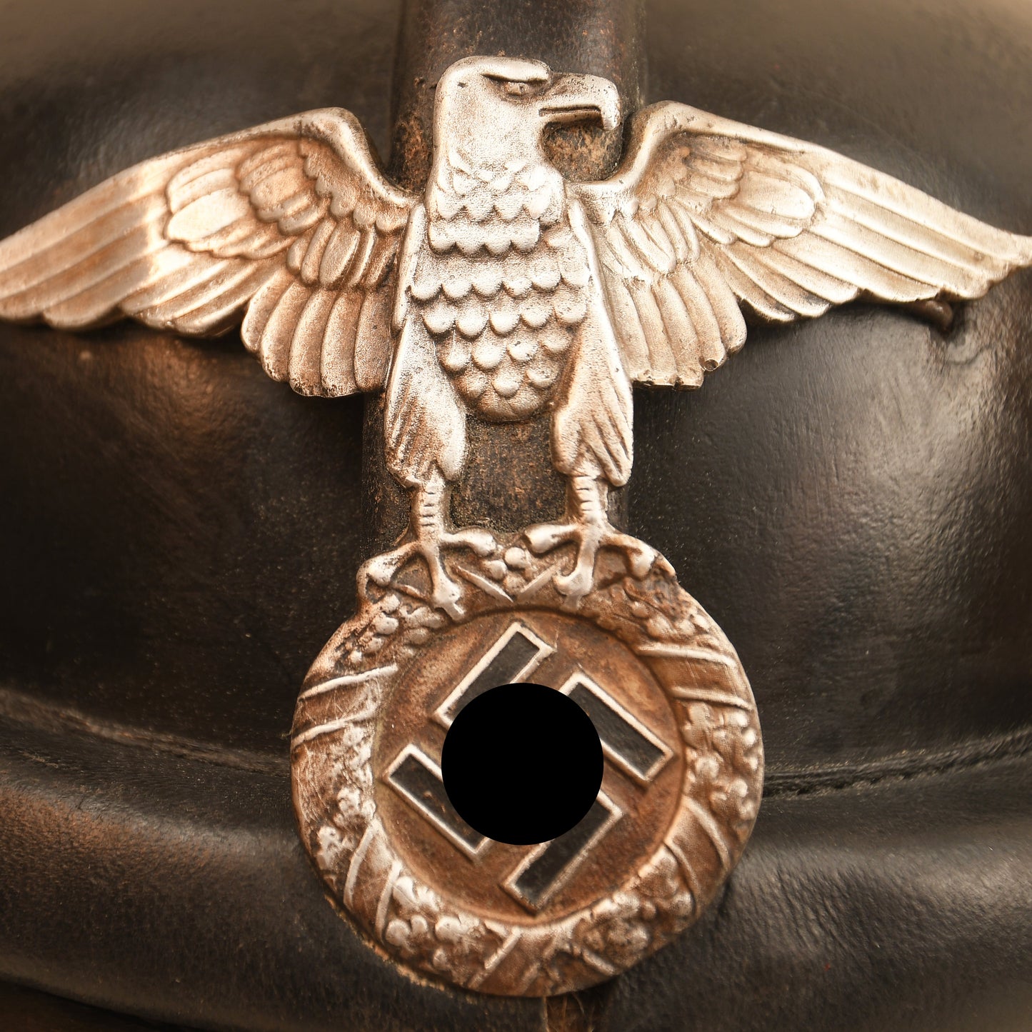 German WWII NSKK Motorcycle Helmet