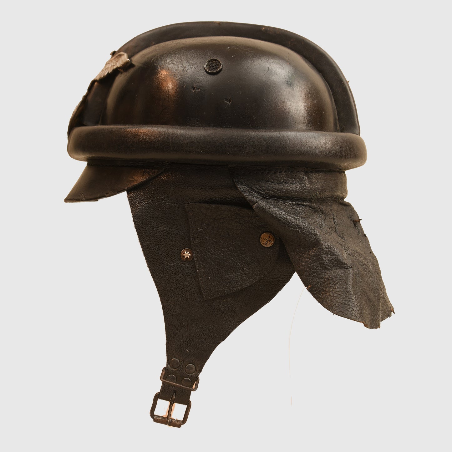 German WWII NSKK Motorcycle Helmet