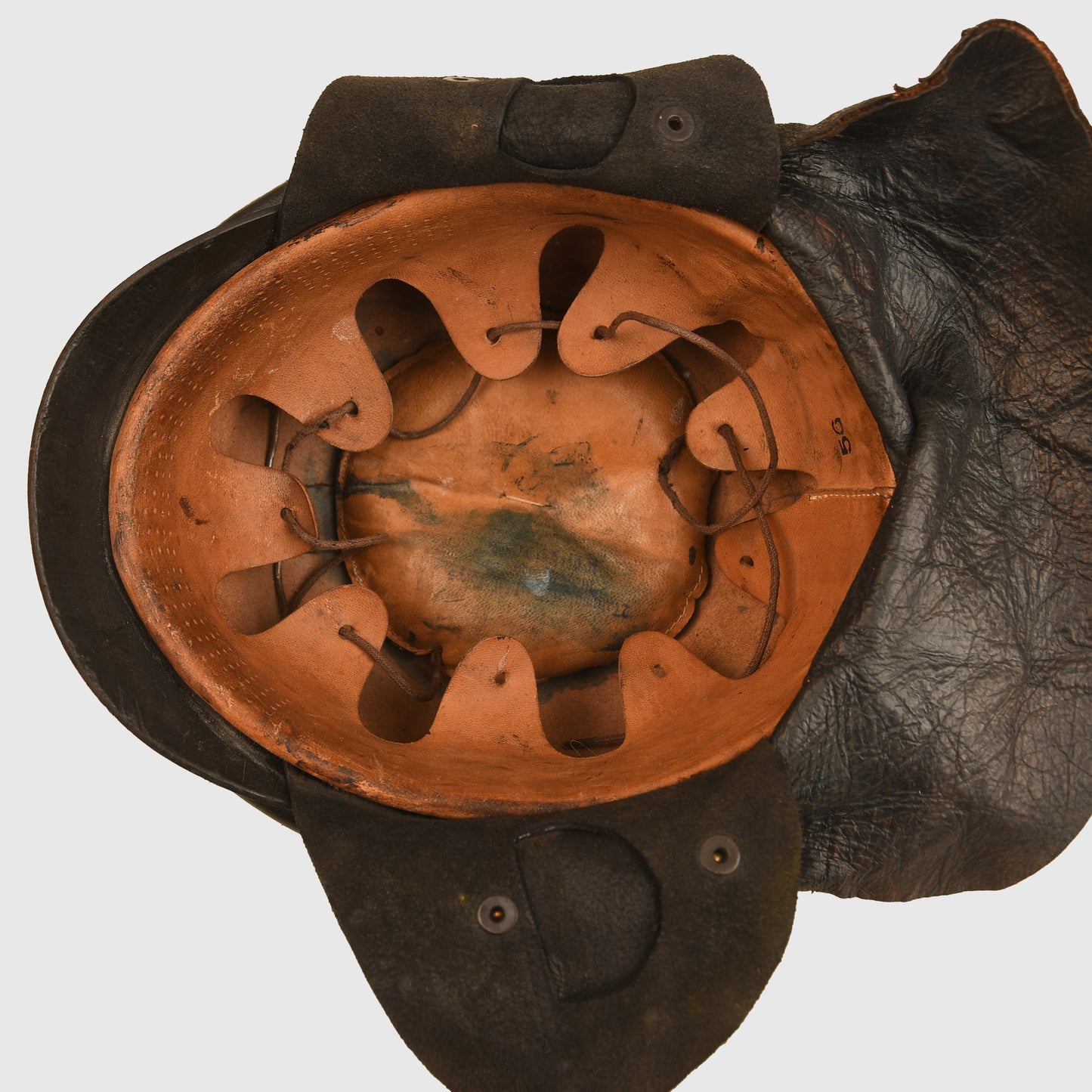 German WWII NSKK Motorcycle Helmet