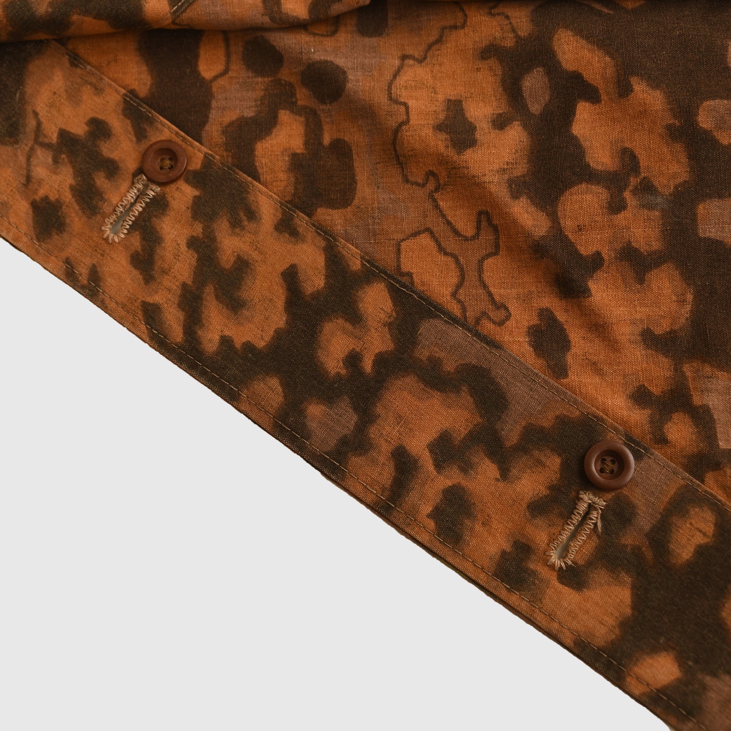 German WWII Waffen SS RB Numbered Oak Leaf Zeltbahn