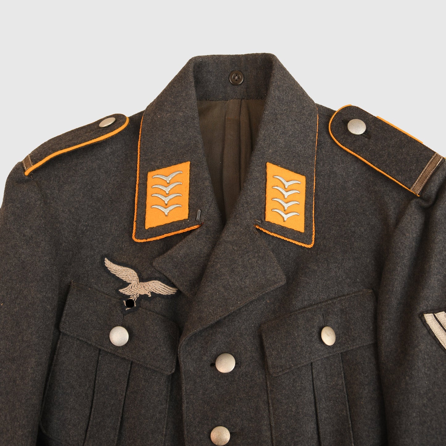 German WWII Luftwaffe Hauptgefreiter Four Pocket Tunic