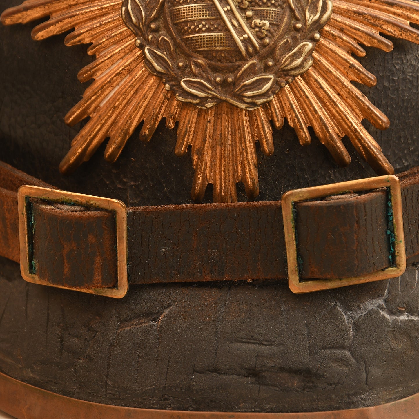 German WWI Saxon Enlisted Ranks Pickelhaube