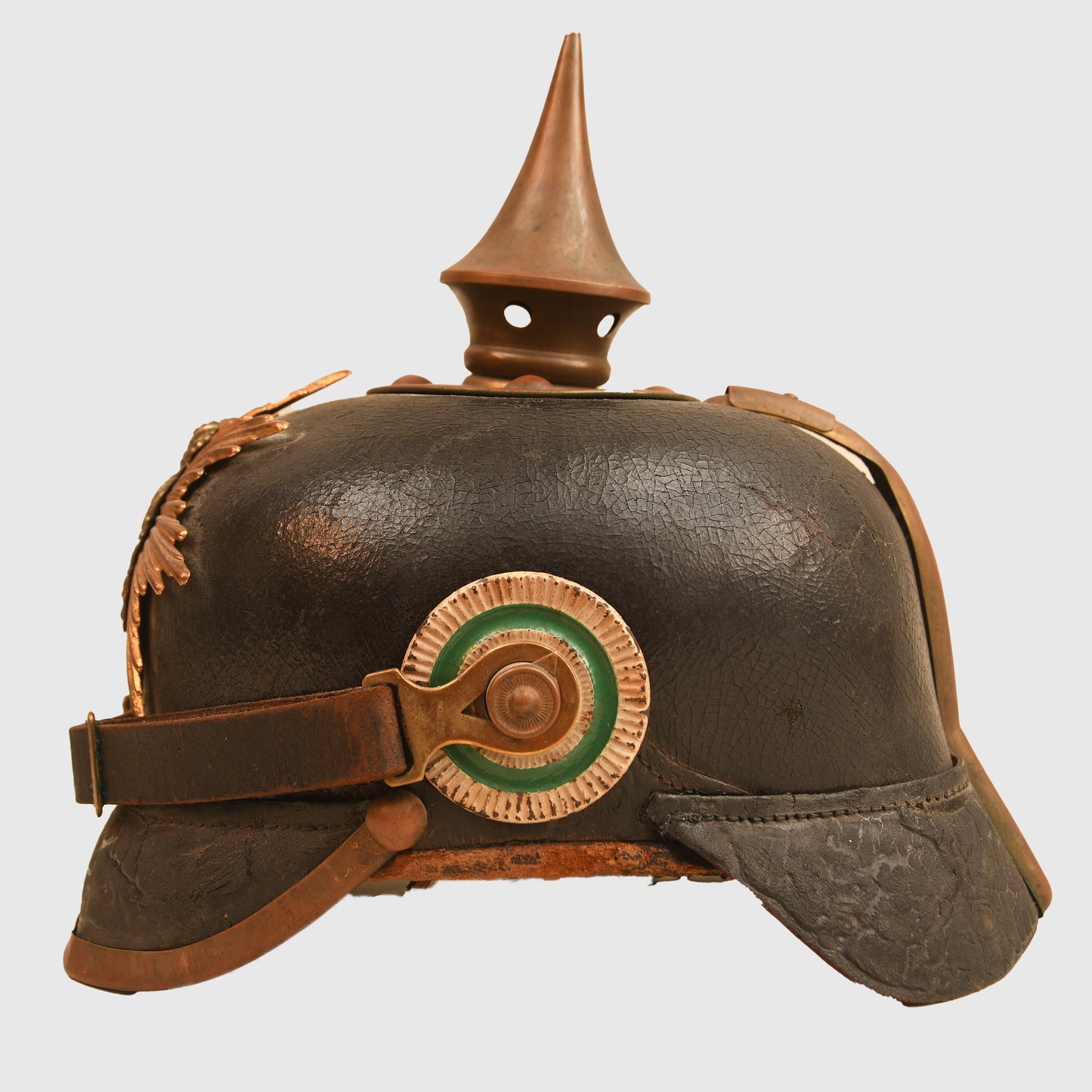 German WWI Saxon Enlisted Ranks Pickelhaube