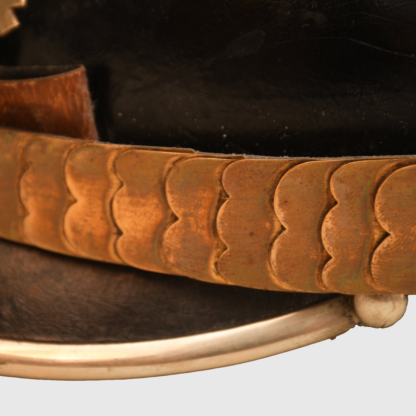 German WWI Prussian Pioneer Battalion Officers Pickelhaube