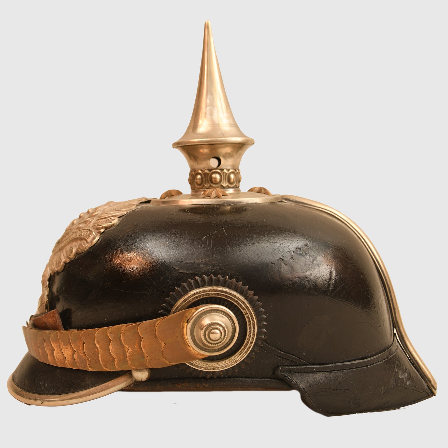 German WWI Prussian Pioneer Battalion Officers Pickelhaube
