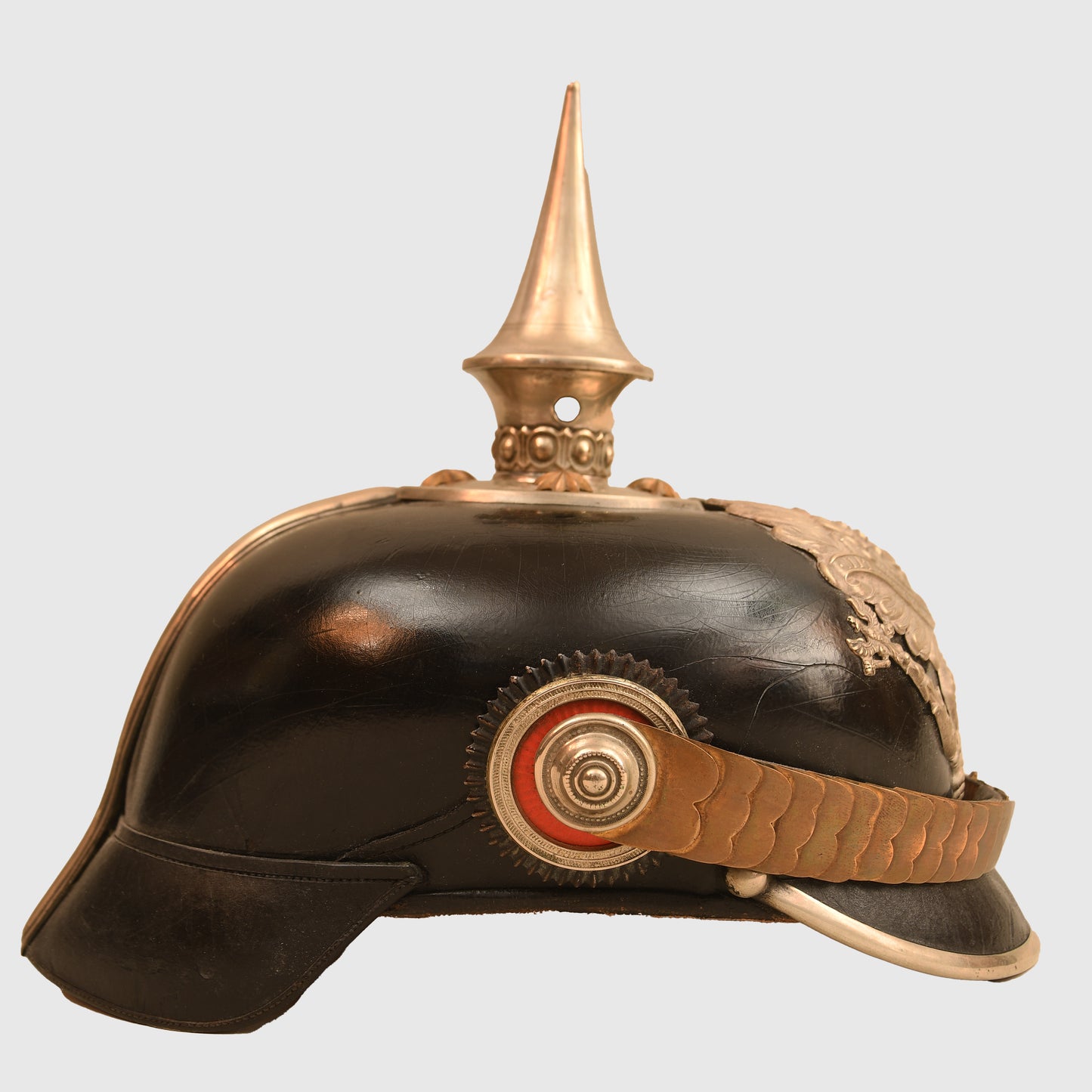 German WWI Prussian Pioneer Battalion Officers Pickelhaube