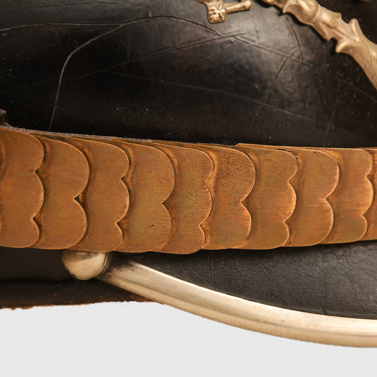 German WWI Prussian Pioneer Battalion Officers Pickelhaube