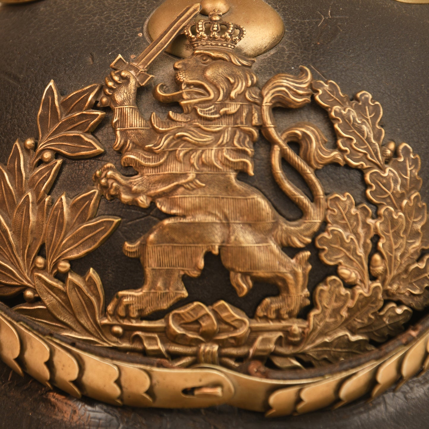 German WWI Hesse Dragoon Pickelhaube