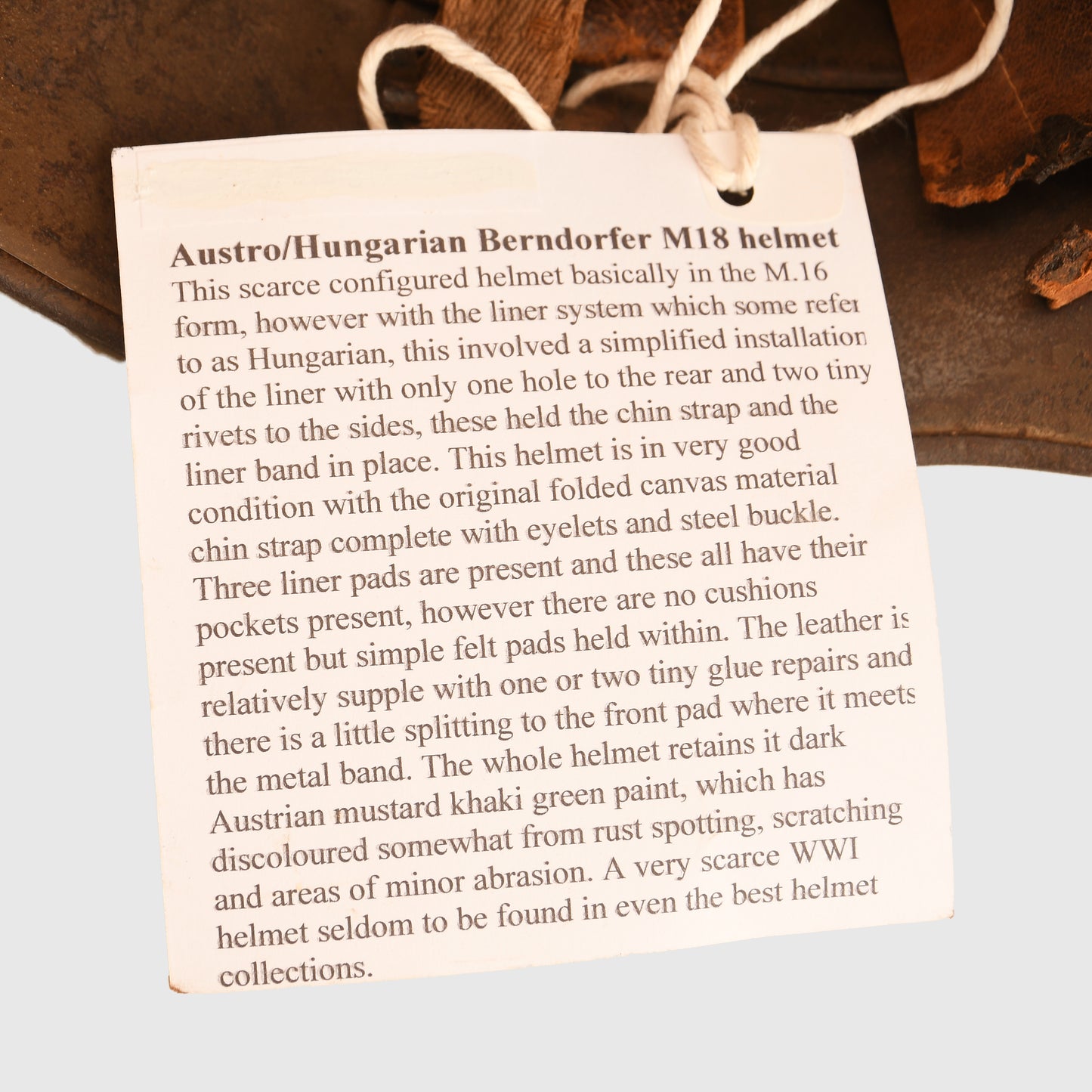 Austro-Hungarian WWI M18 Helmet