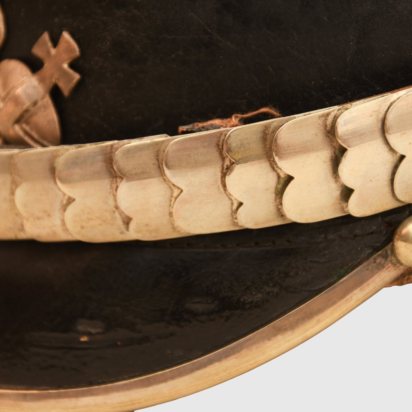 German WWI Prussian Military Official Possibly Veterinary Department Pickelhaube