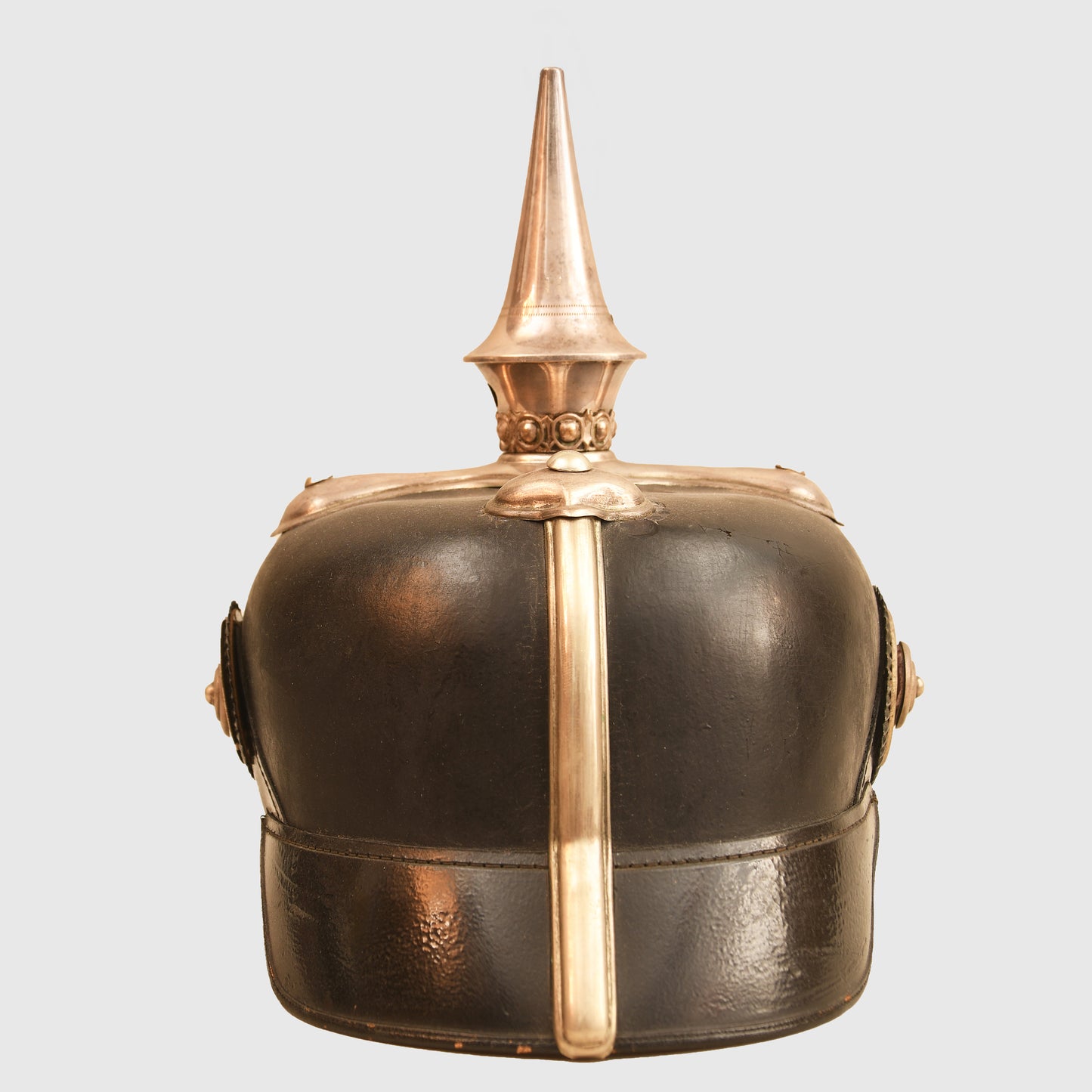 German WWI Prussian Military Official Possibly Veterinary Department Pickelhaube