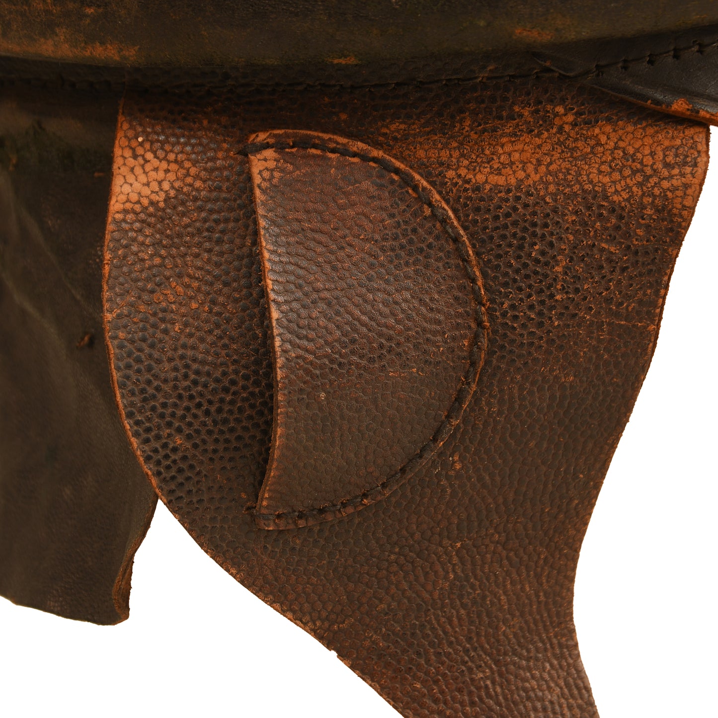 German WWI Aviators Leather Flying Helmet and Photograph