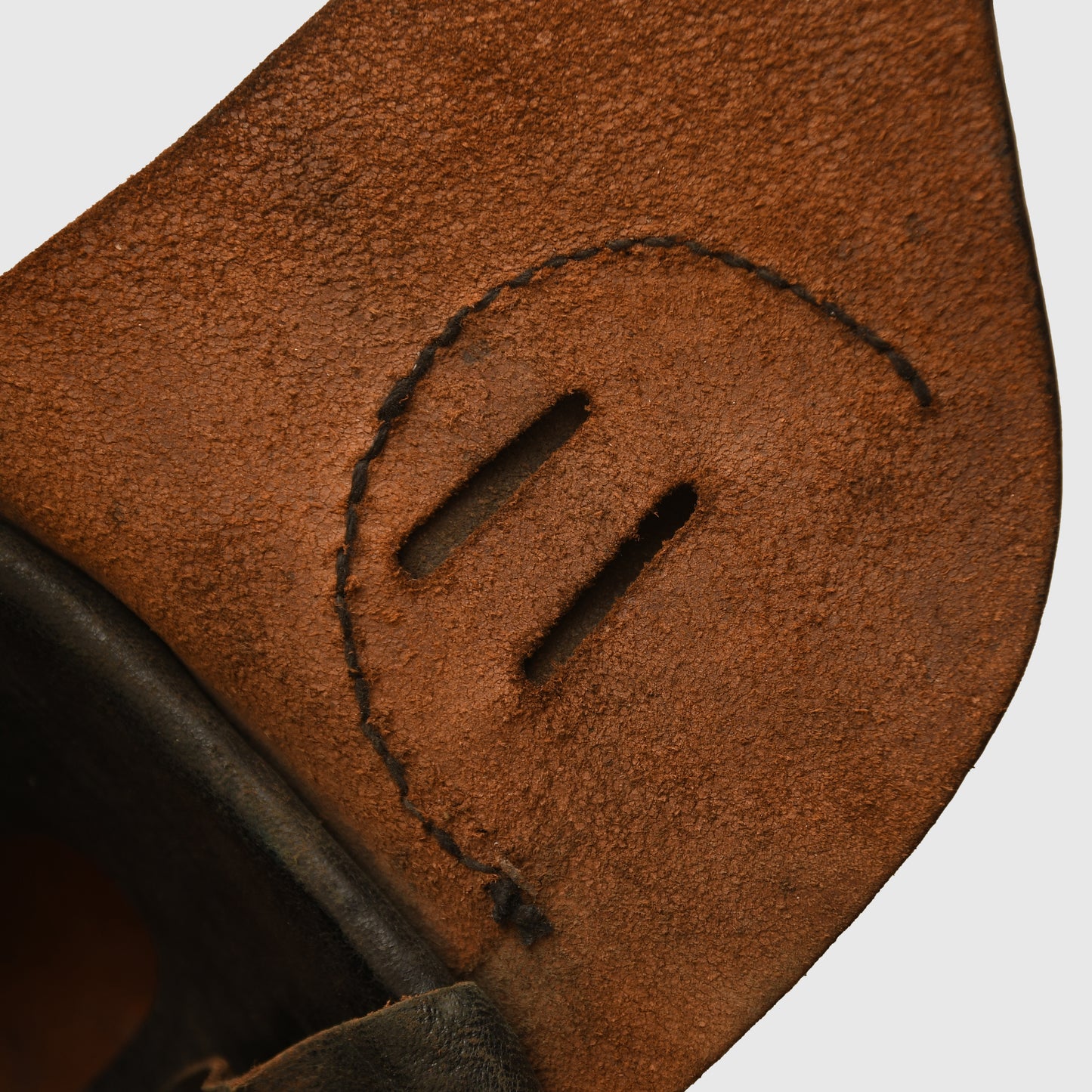German WWI Aviators Leather Flying Helmet and Photograph