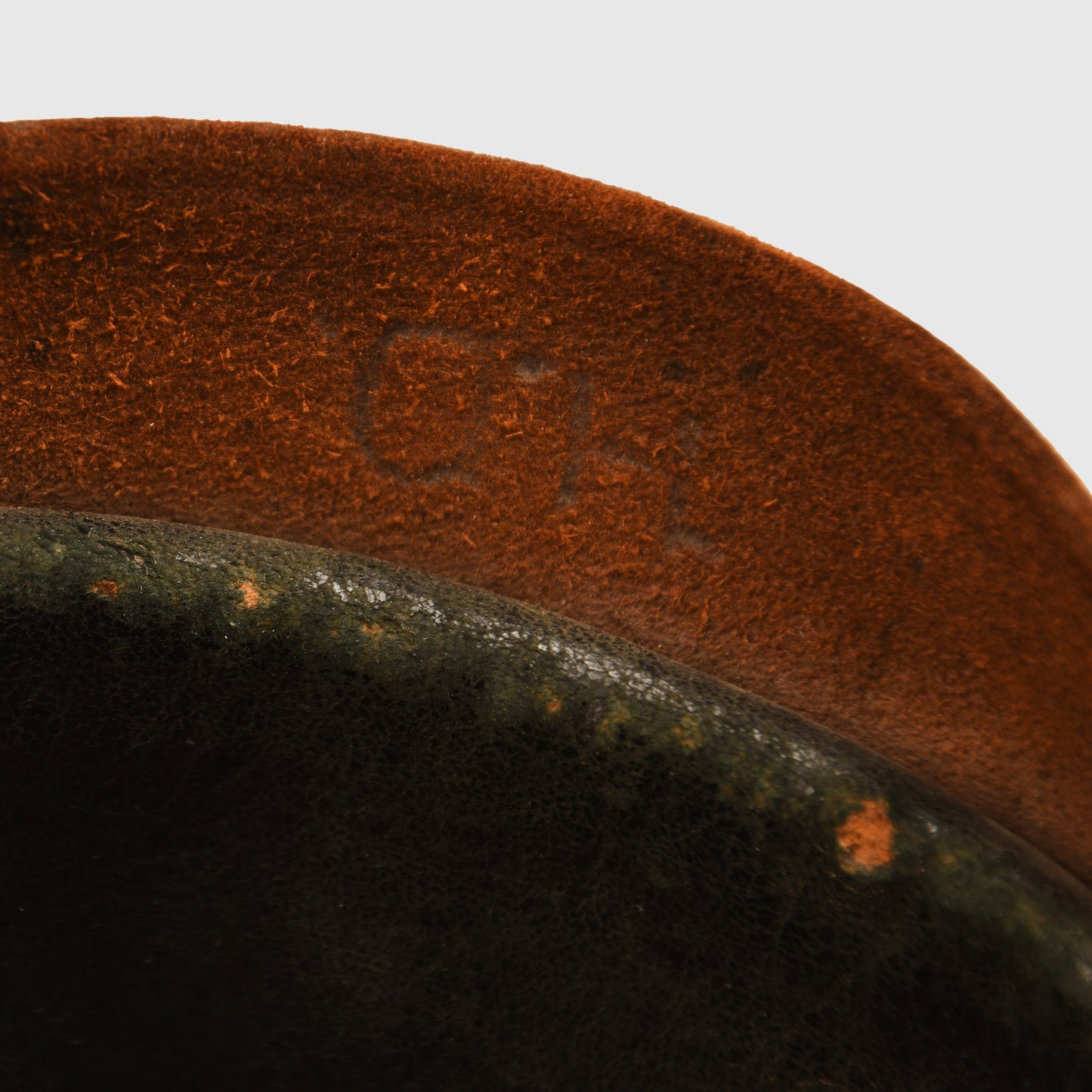 German WWI Aviators Leather Flying Helmet and Photograph