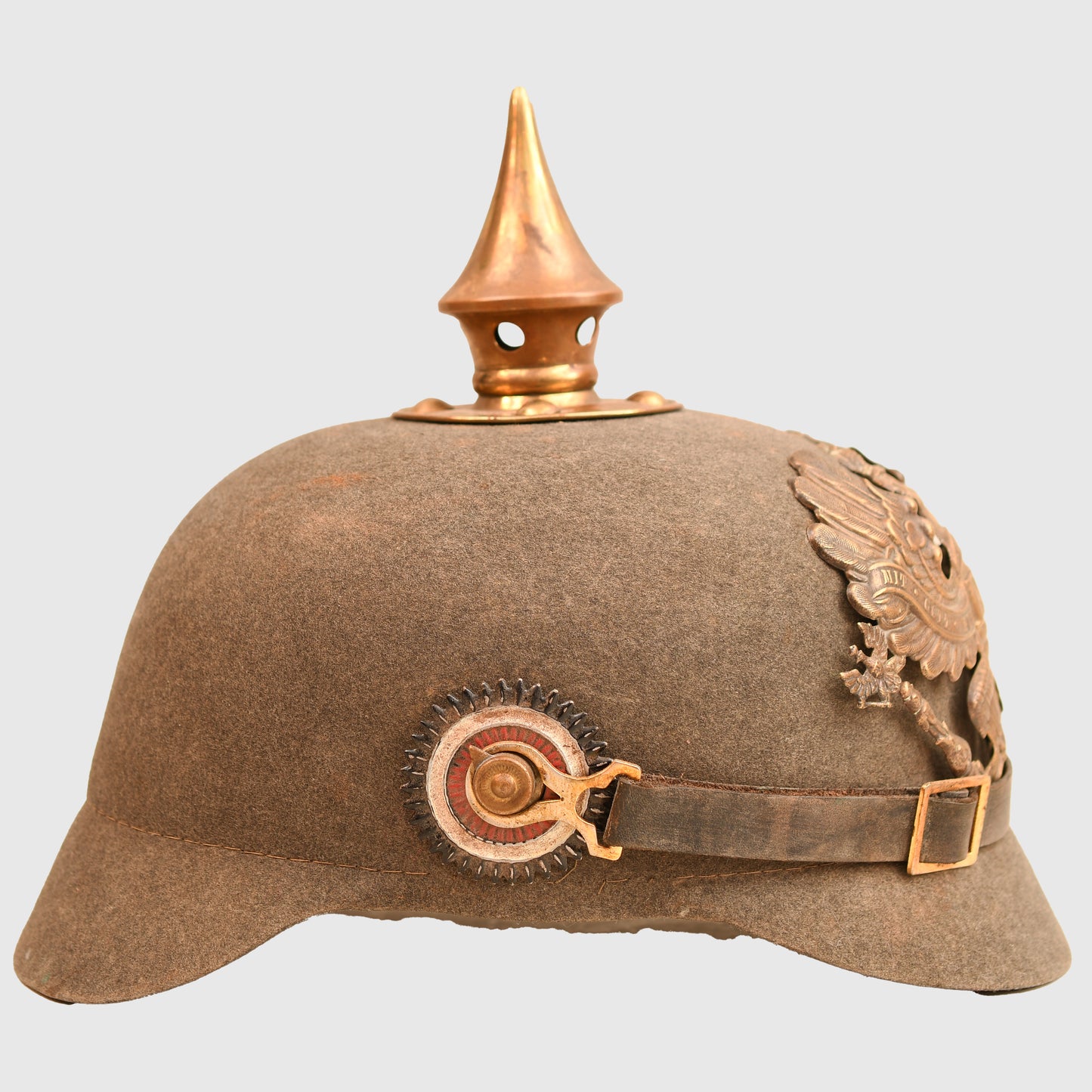 German WWI Prussian Felt Pickelhaube