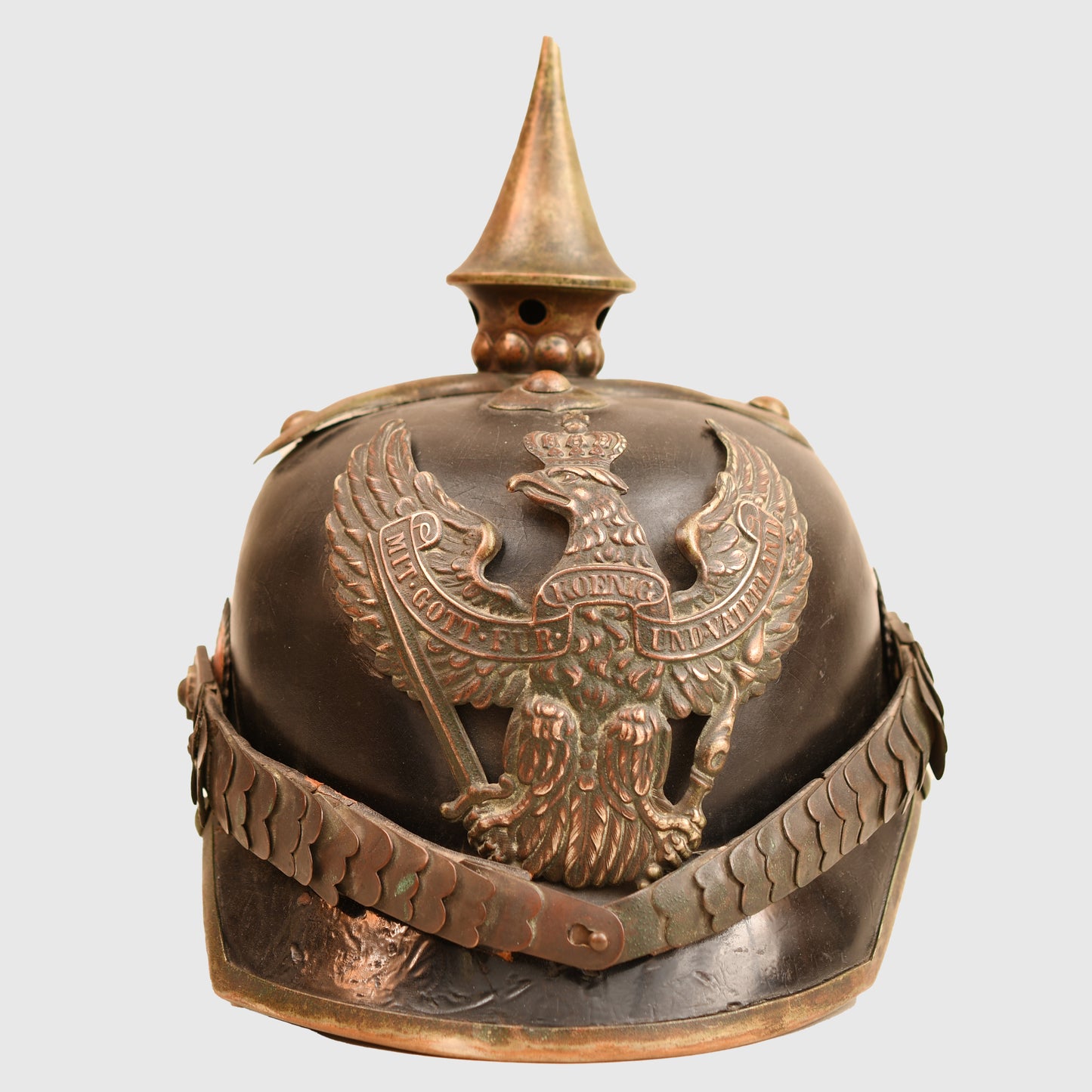 German WWI Prussian 1860/1870 Model Enlisted Ranks Dragoon Helmet