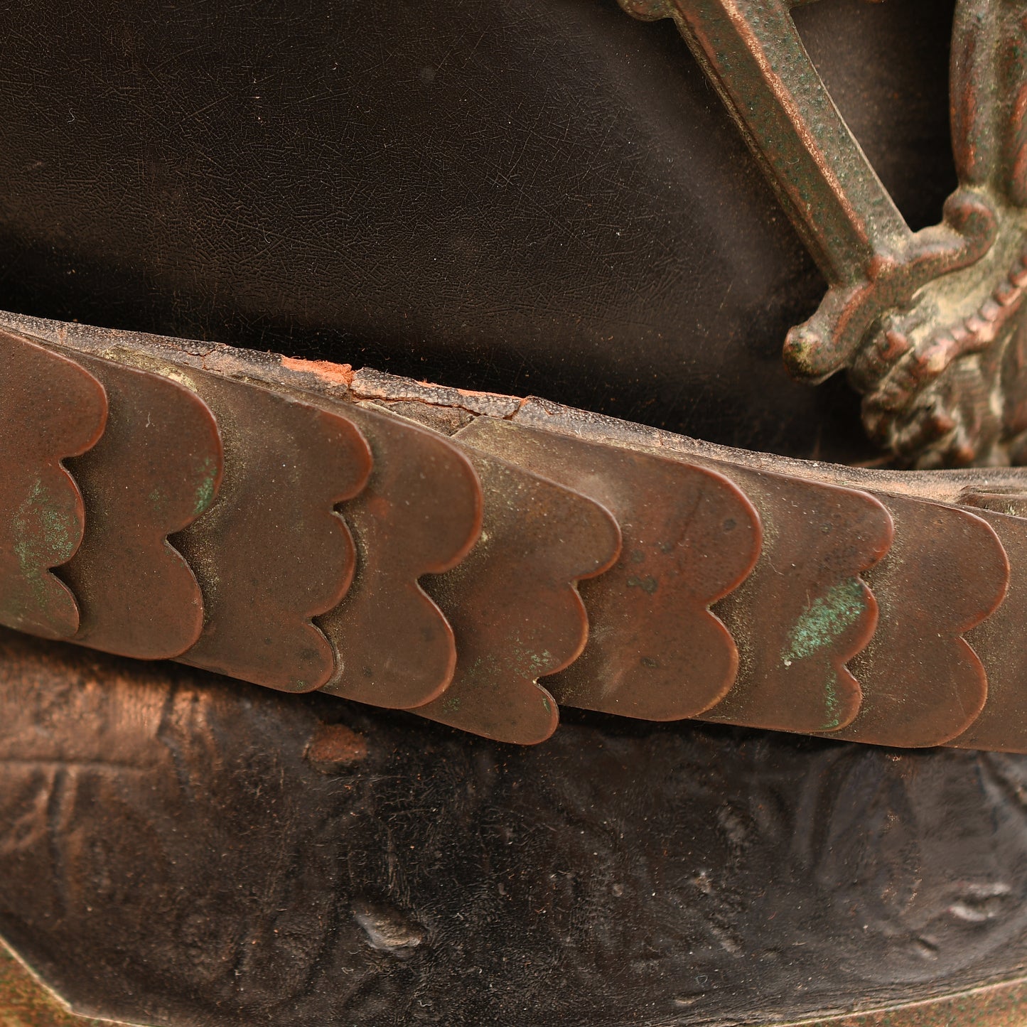 German WWI Prussian 1860/1870 Model Enlisted Ranks Dragoon Helmet